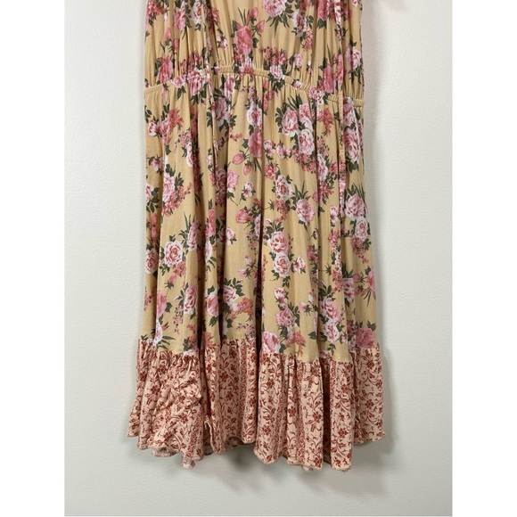 Umgee | Border Print Mixed Floral Mini Dress - Picture 5 of 7